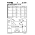 Burda 9460 - Robe et combinaison pour enfant