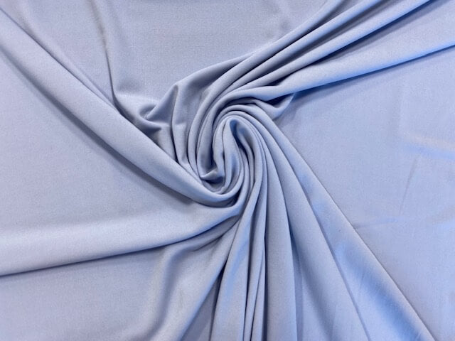 Plain polyester spandex Brazil Knit Powder Blue