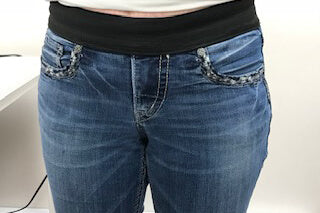 Comment poser un élastique à la taille d'un jeans – La CaSa de la