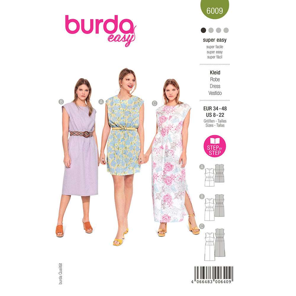 Burda 6009- Robe pour femmes