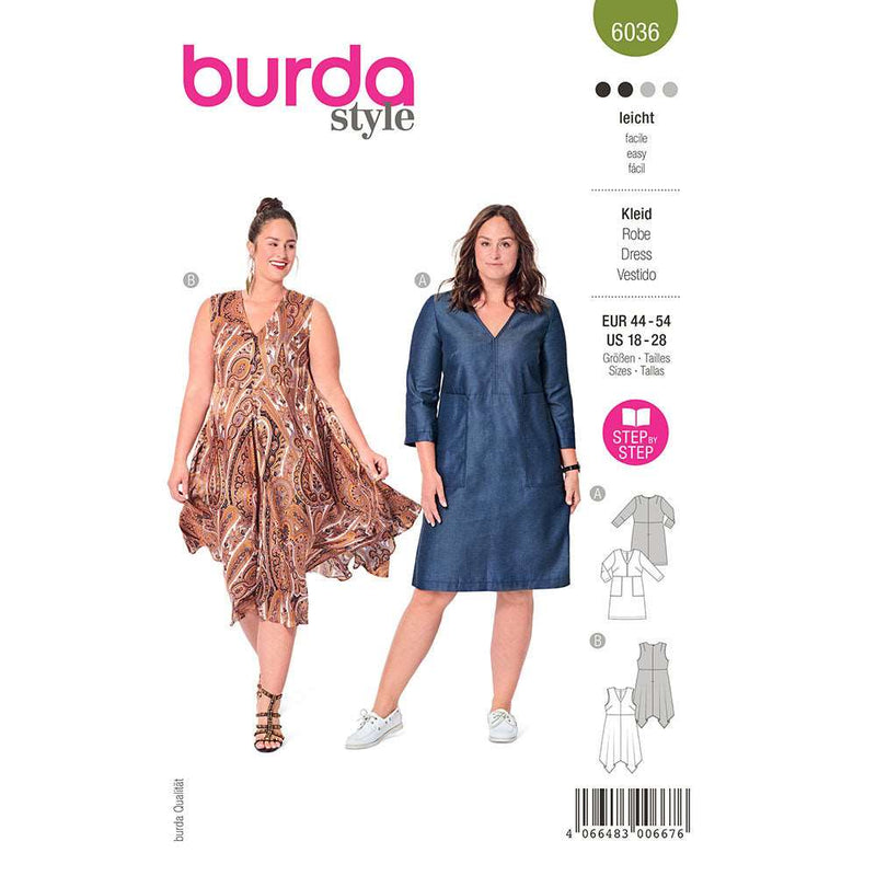 Burda 6036- Robe pour femmes