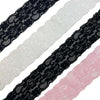 Black elastic lace - 50mm