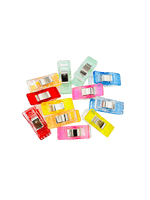 12 Colored clips in bulk