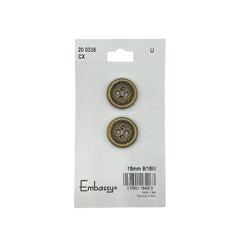 Buttons 19mm 3/4in