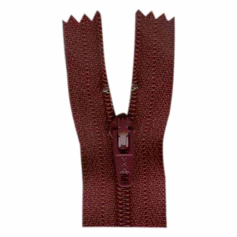 All-purpose burgundy zipper 18 cm