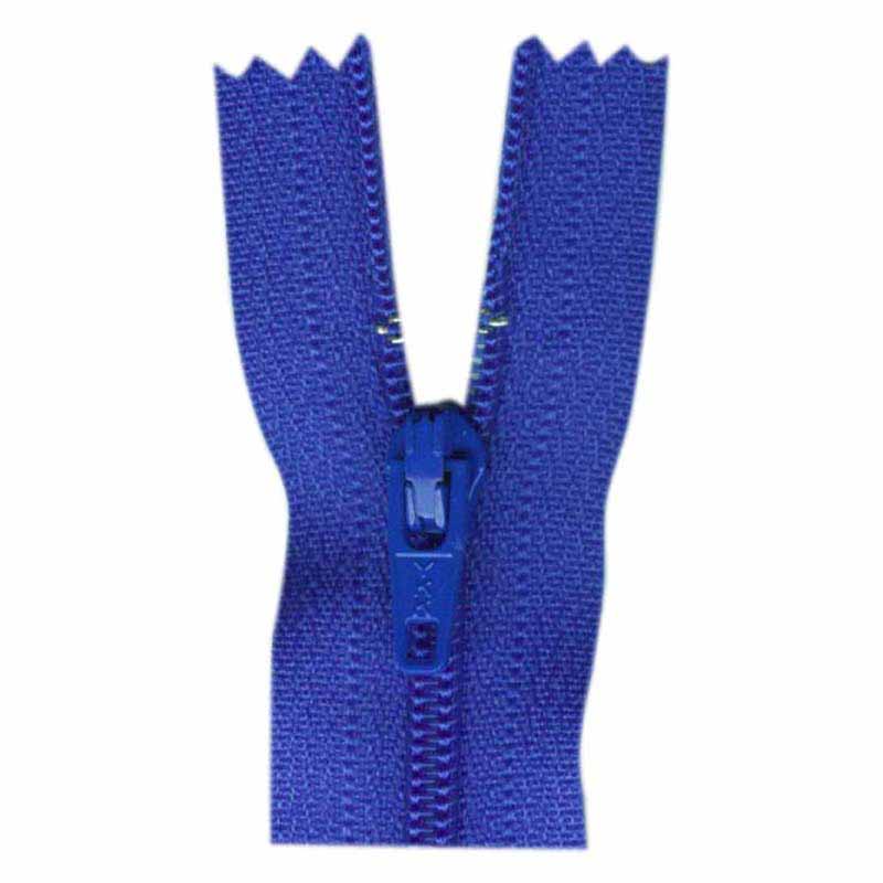 All-purpose royal blue zipper 18 cm