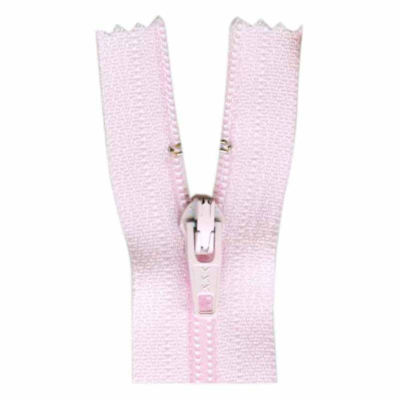 All-purpose baby pink zipper 55 cm