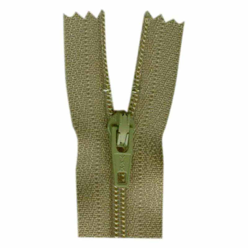 All-purpose khaki zipper 55 cm