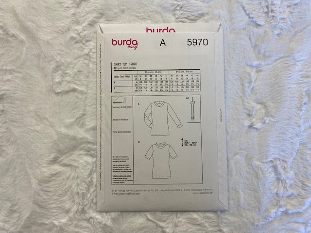 Burda 5970- T-shirt