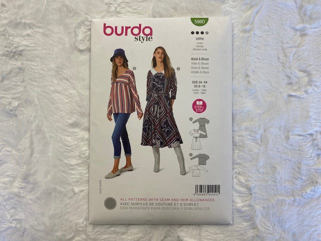 Burda 5980- Robe & blouse