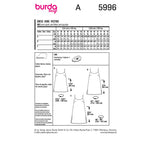 Burda 5996- Robe pour femmes