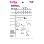 Burda 6008- Pantalon pour femmes