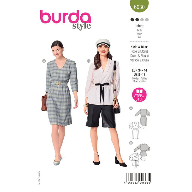 Burda 6030- Women's dress and blouse