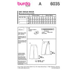 Burda 6035- Pantalon pour femmes