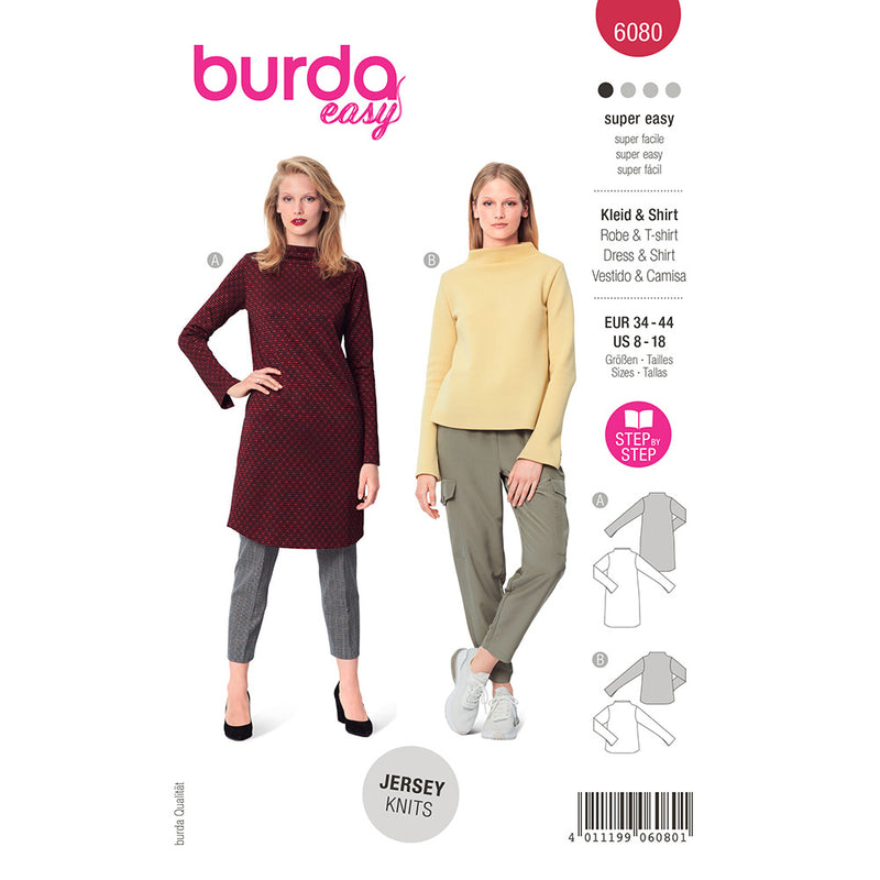 Burda 6080- T-shirt & dress