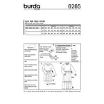 Burda 6265 - robe