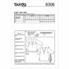Burda 6306 - t-shirt blouse