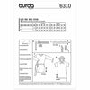 Burda 6310 - robe façon t-shirt