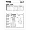 Burda 6312 - dress
