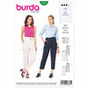 Burda 6332 - high waist pants with permanent pleats