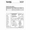 Burda 6337 - veste matelassé avec fermeture à glissière