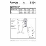 Burda 6364 - robe longue