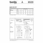 Burda 6520 - Top & dress