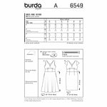 Burda 6549 - Dress