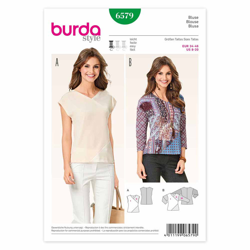 Burda 6579 - Women's Blouse