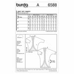 Burda 6588 - Veste pour femmes