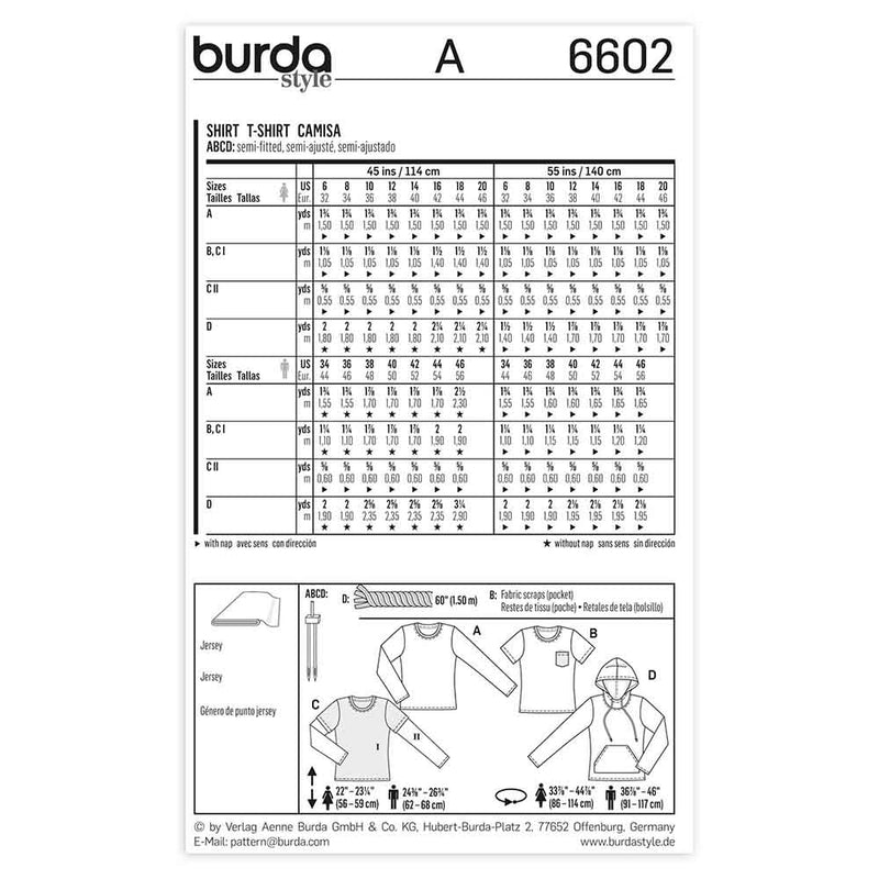 Burda 6602 - Top