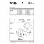 Burda 6614 - Blouse pour femmes