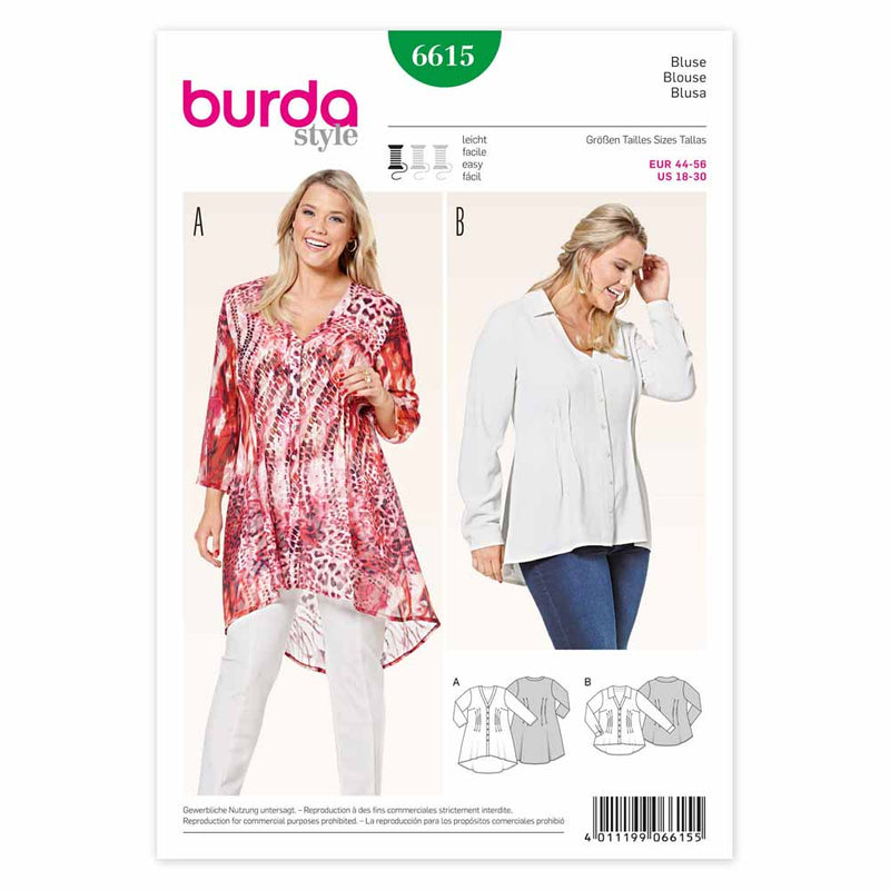 Burda 6615 - Women's Blouse