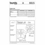 Burda 6615 - Blouse pour femmes