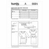 Burda 6684 - Robe/ blouse pour femmes