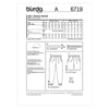 Burda 6719 - Men's Trousers