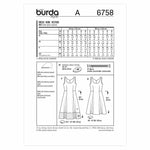 Burda 6758 - Women's Dress