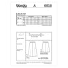 Burda 6818 - Women's Skirt