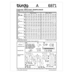 Burda 6871 - Men's suit / vest