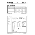 Burda 6938 - Women's Pants