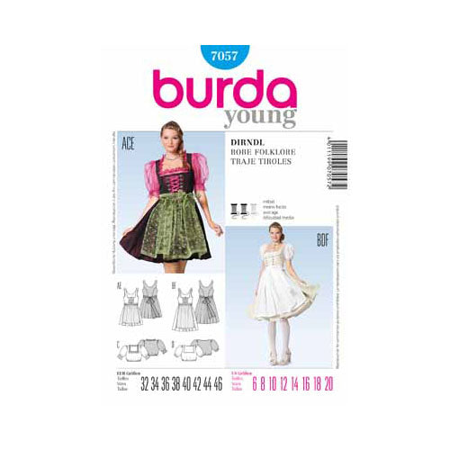 Burda 7057 - Costume folklorique
