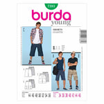 Burda 7381 - Shorts pour hommes