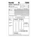Burda 7966 - Trousers