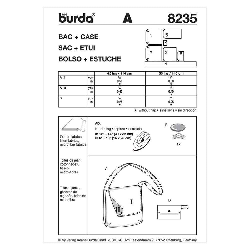 Burda 8235 - Sacs