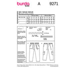 Burda 9271- Pantalon
