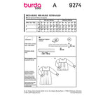 Burda 9274- Dress & Blouse