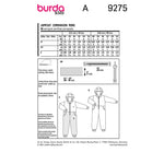 Burda 9275- Combinaison