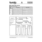 Burda 9300 - pantalon pour enfants