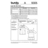 Burda 9305 - Paneled Dress