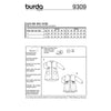 Burda 9309 - Dress with button closure